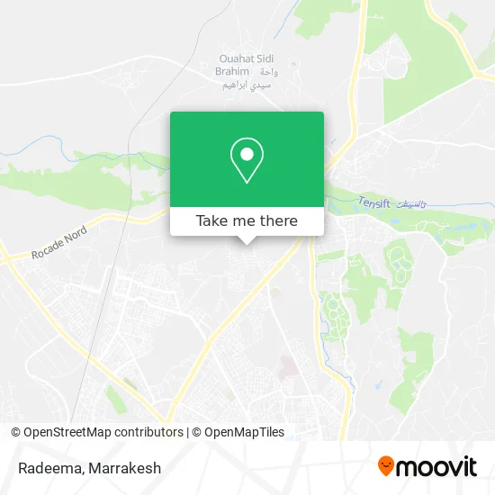 Radeema map