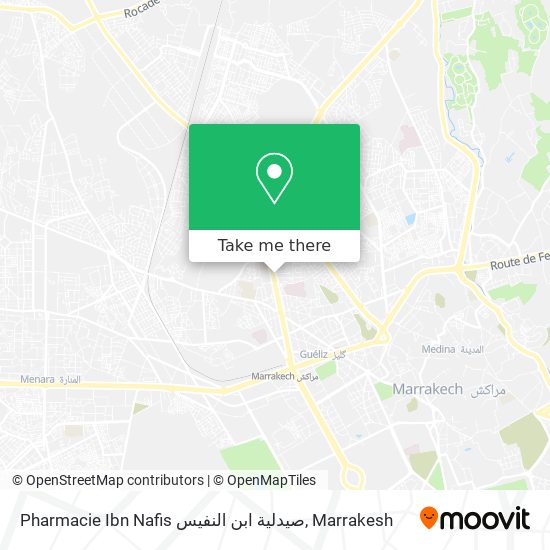 Pharmacie Ibn Nafis صيدلية ابن النفيس map