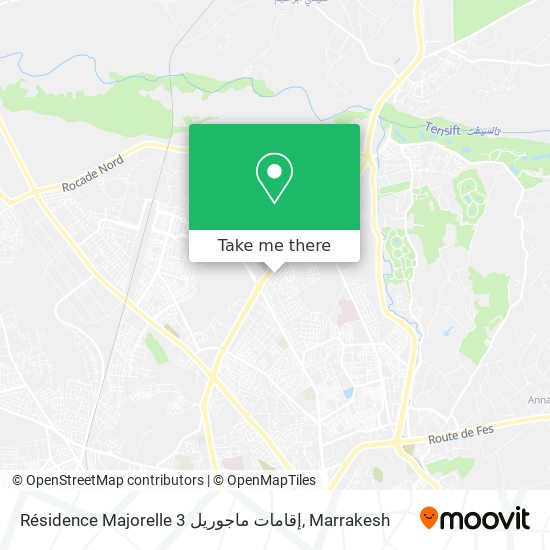 Résidence Majorelle إقامات ماجوريل 3 map
