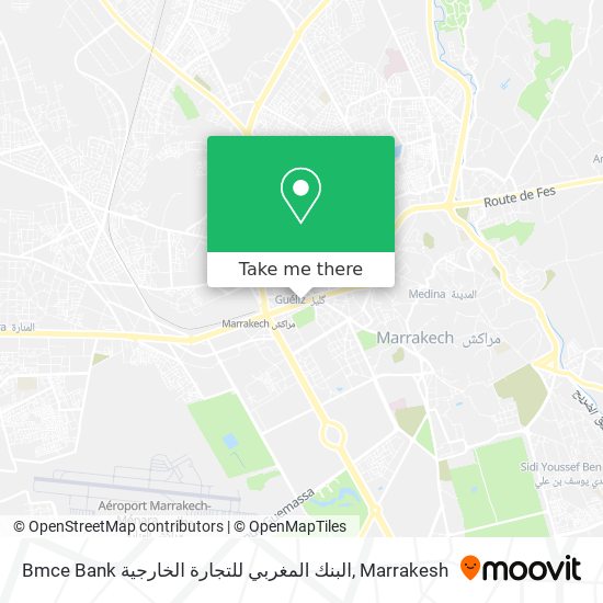 Bmce Bank البنك المغربي للتجارة الخارجية map