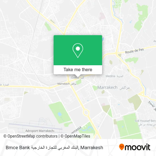 Bmce Bank البنك المغربي للتجارة الخارجية map