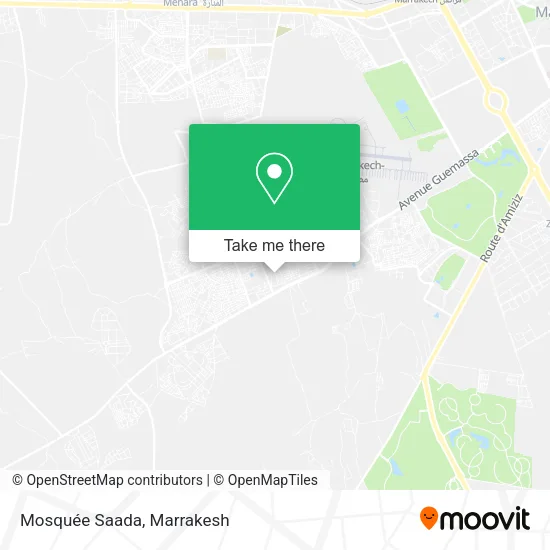 Mosquée Saada map