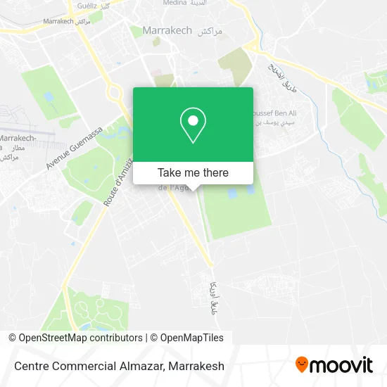 Centre Commercial Almazar map