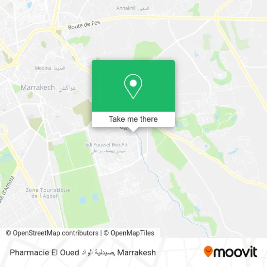 Pharmacie El Oued صيدلية الواد map