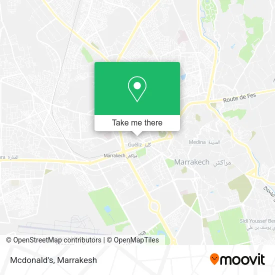 Mcdonald's map