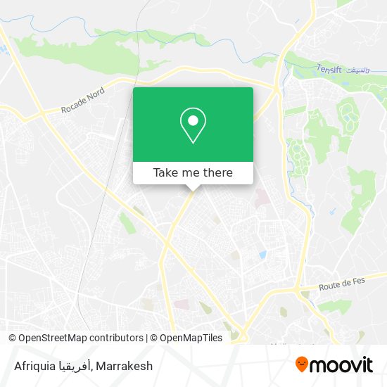 Afriquia أفريقيا map