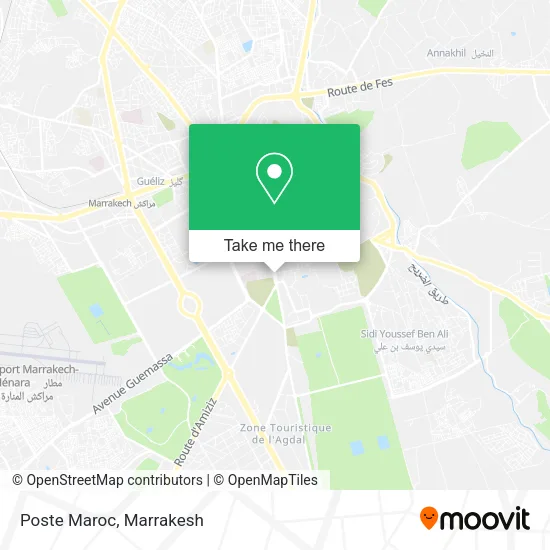 Poste Maroc plan