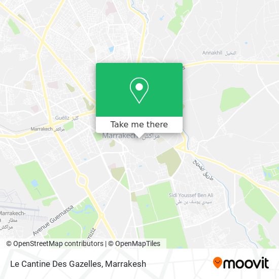 Le Cantine Des Gazelles map