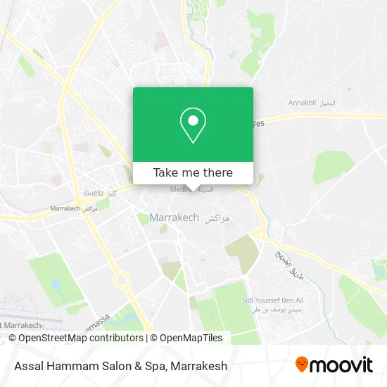 Assal Hammam Salon & Spa plan