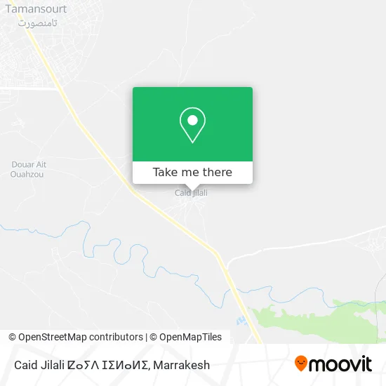 Caid Jilali ⵇⴰⵢⴷ ⵊⵉⵍⴰⵍⵉ plan