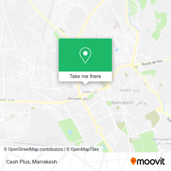 Cash Plus map