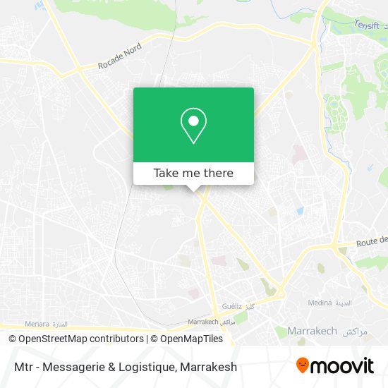 Mtr - Messagerie & Logistique map