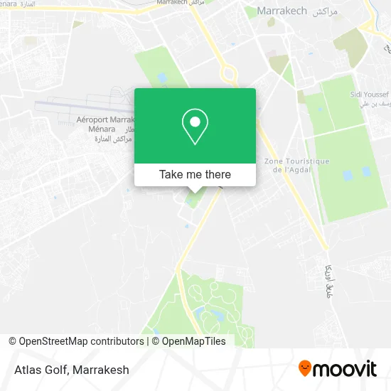 Atlas Golf map