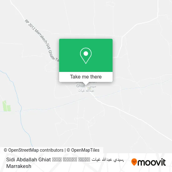 Sidi Abdallah Ghiat ⵙⵉⴷⵉ ⵄⴱⴷⵍⵍⴰ ⵖⵢⵢⴰⵜ سيدي عبدالله غيات map