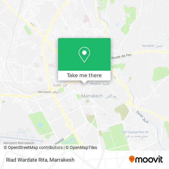 Riad Wardate Rita map
