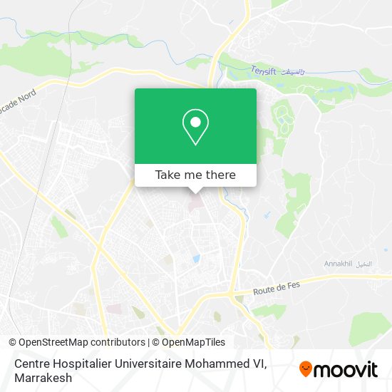 Centre Hospitalier Universitaire Mohammed VI plan