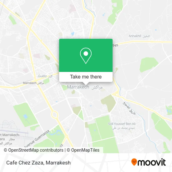 Cafe Chez Zaza map