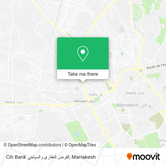 Cih Bank القرض العقاري والسياحي map