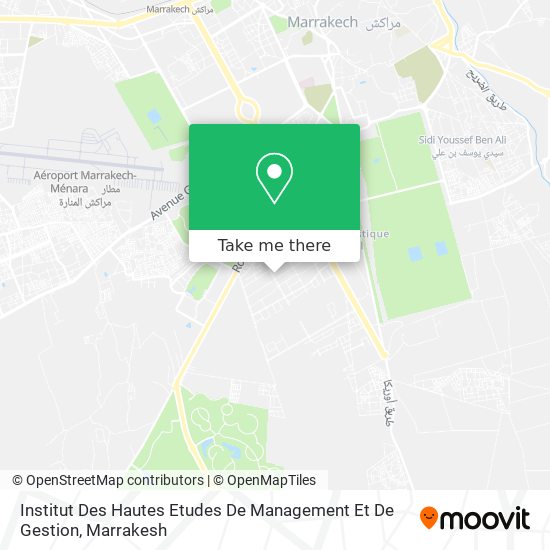 Institut Des Hautes Etudes De Management Et De Gestion map