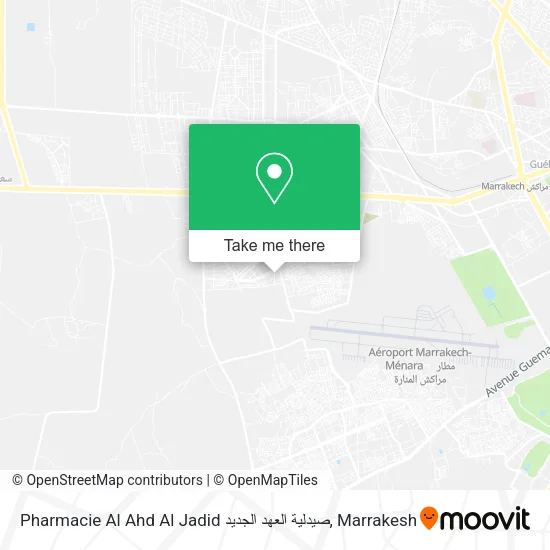 Pharmacie Al Ahd Al Jadid صيدلية العهد الجديد map