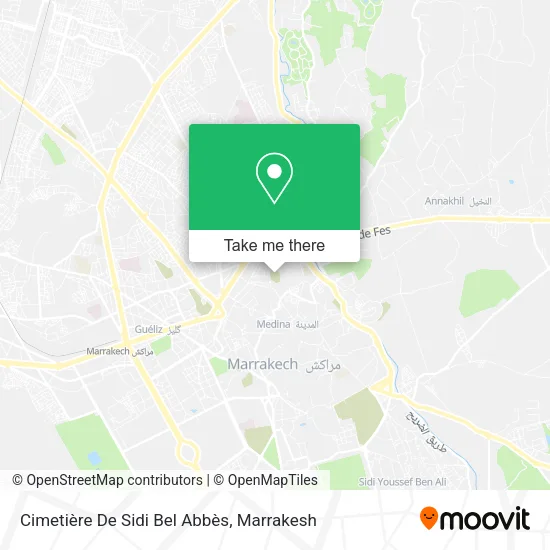 Cimetière De Sidi Bel Abbès map