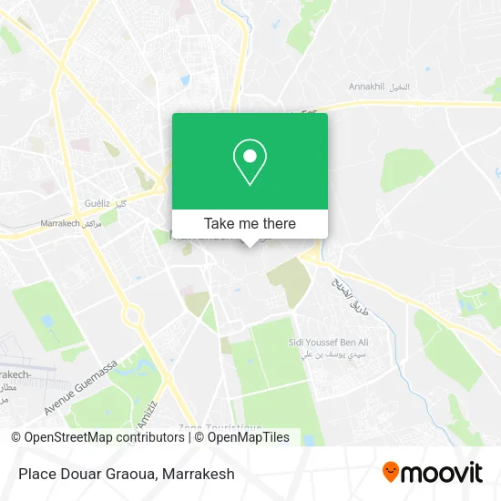 Place Douar Graoua map