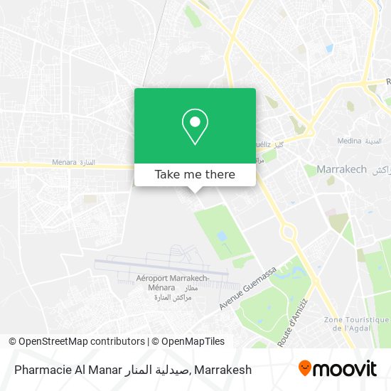 Pharmacie Al Manar صيدلية المنار map