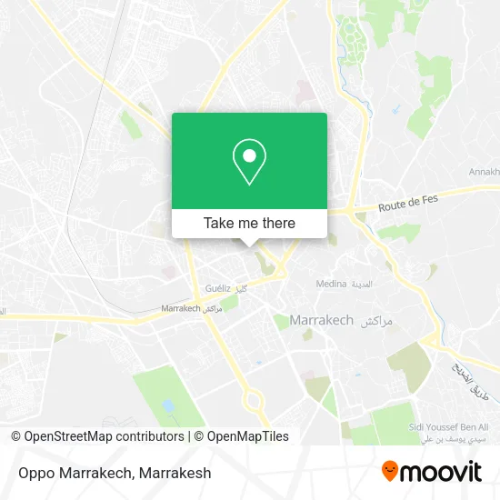 Oppo Marrakech map