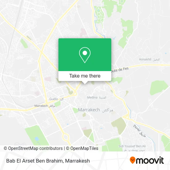 Bab El Arset Ben Brahim map