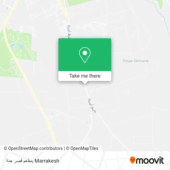 مطعم قصر جنة plan