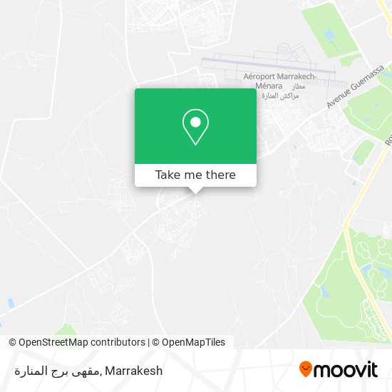 مقهى برج المنارة map