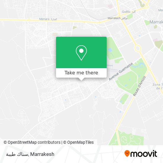 سناك طيبة map