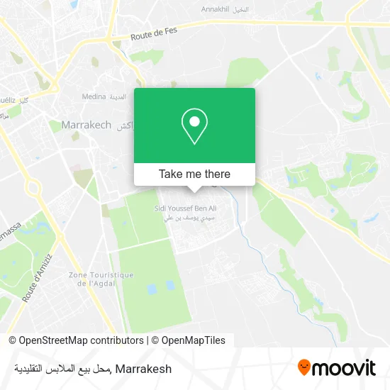 محل بيع الملابس التقليدية plan