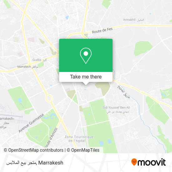 متجر بيع الملابس plan