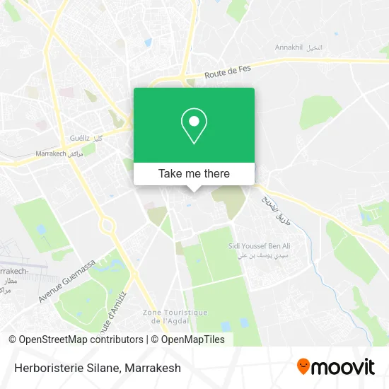 Herboristerie Silane map