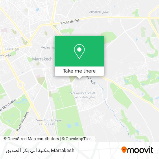 مكتبة أبي بكر الصديق map