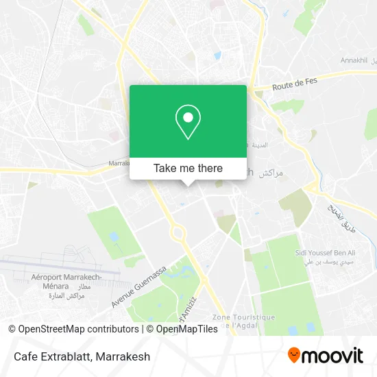 Cafe Extrablatt map