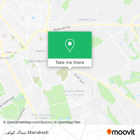 سناك كولف map