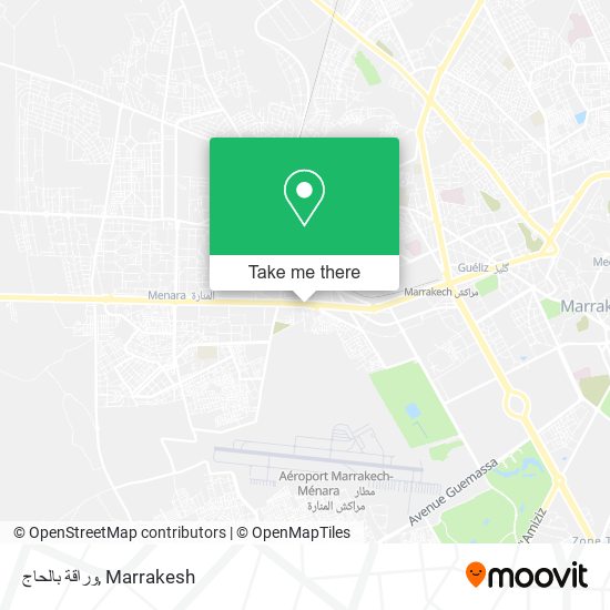 وراقة بالحاج map