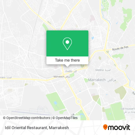 Idil Oriental Restaurant map