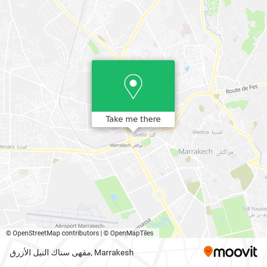 مقهى سناك النيل الأزرق map