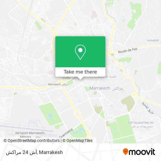 أش 24 مراكش map