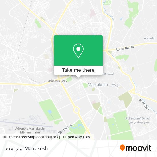 بيتزا هت map