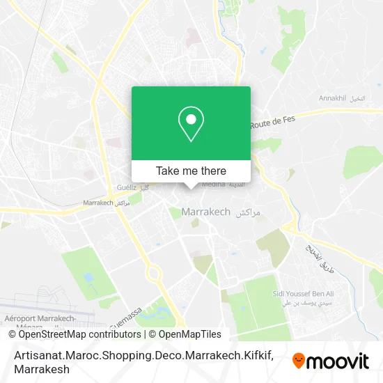 Artisanat.Maroc.Shopping.Deco.Marrakech.Kifkif plan