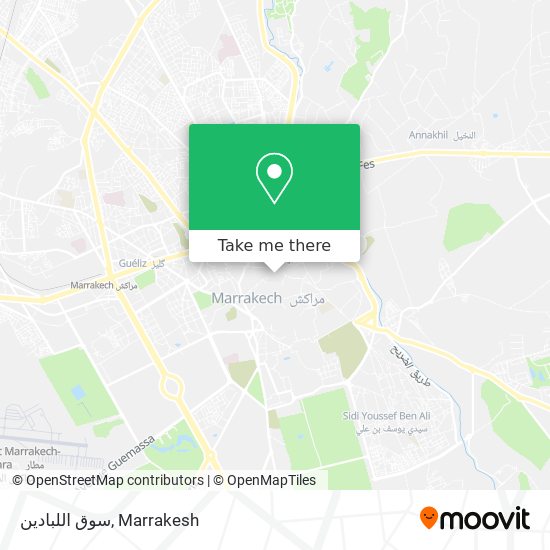 سوق اللبادين map