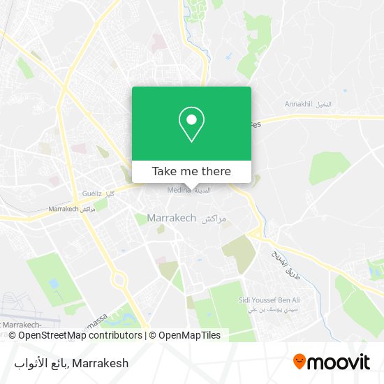 بائع الأثواب map