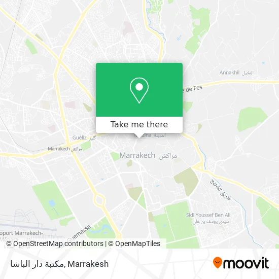 مكتبة دار الباشا map