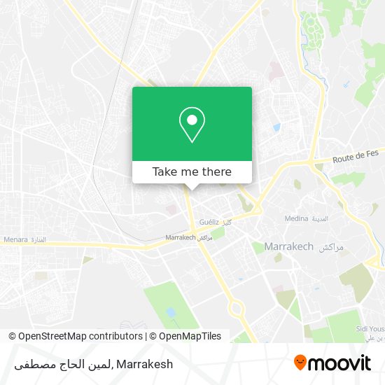 لمين الحاج مصطفى map