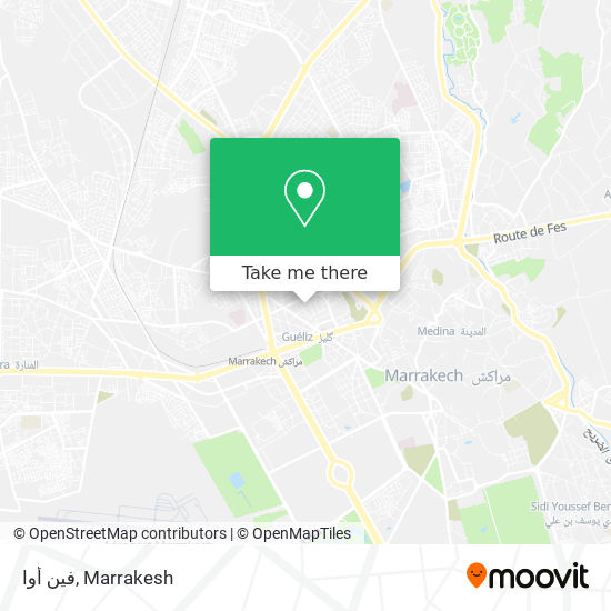 فين أوا map