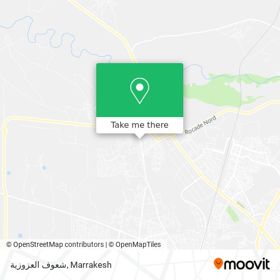 شعوف العزوزية map